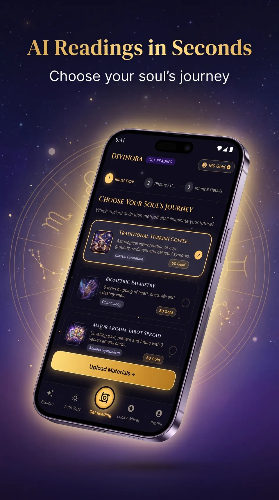 Divinora – قراءات مدعومة بالذكاء الاصطناعي